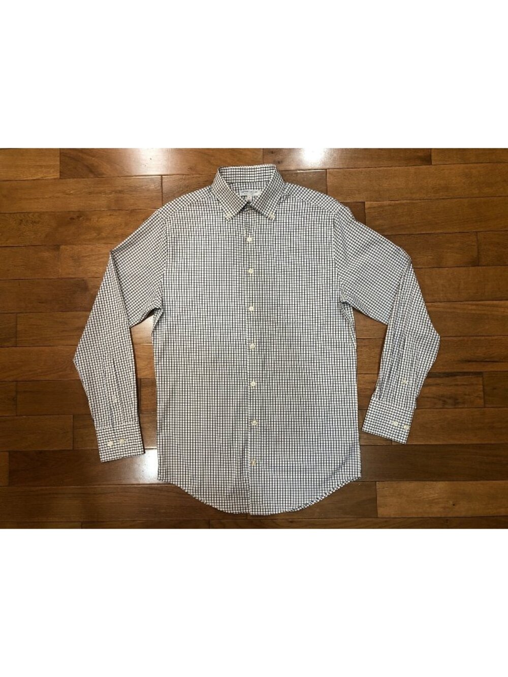 Peter Millar Summer Comfort Hanford Performance Twill Check Sport Shirt Size S
